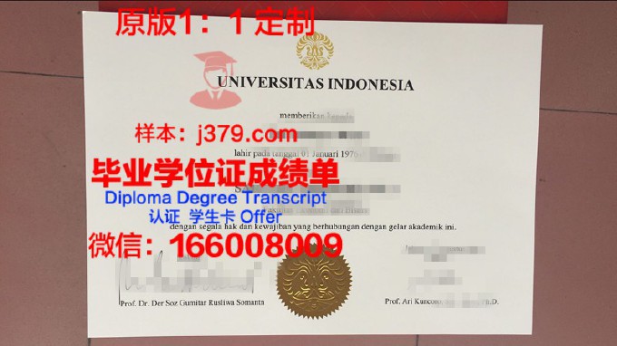 印度尼西亚大学毕业证书图片(印度尼西亚大学地址)
