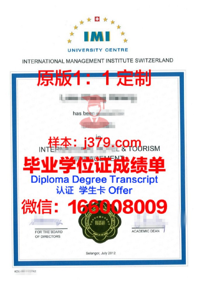 IST管理学院毕业证书(institutemanagement)